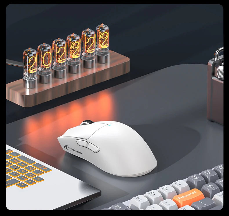 Attack Shark X11 & X11se Wireless Gaming Mouse,Bluetooth Tri-Mode Connection, PixArt PAW3311,Touch Magnetic Charging Base