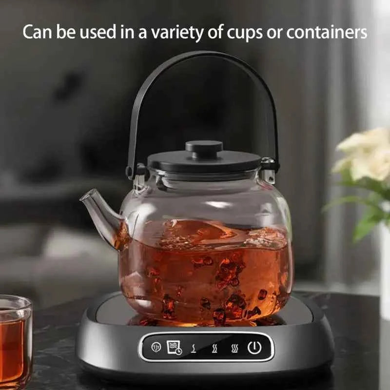Portable Electric Beverage Warmer with Advanced Temperature Control Heating Pad Automatic Shut Off Desk Mug Heater