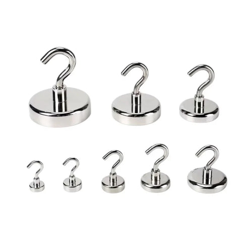 10PCS Strong Magnet Hooks Multi-Purpose Storage Hooks Home Kitchen Bar Storage Hooks Key Storage Hooks Bathroom Hangers