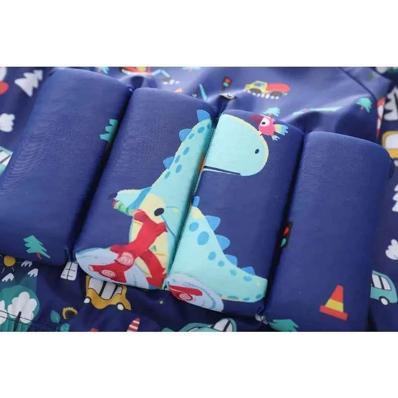 Children Buoyancy Swimming Suit Diving Bathing Suit Swimsuit Boys Summer Beachwear Cartoon Swim Shorts