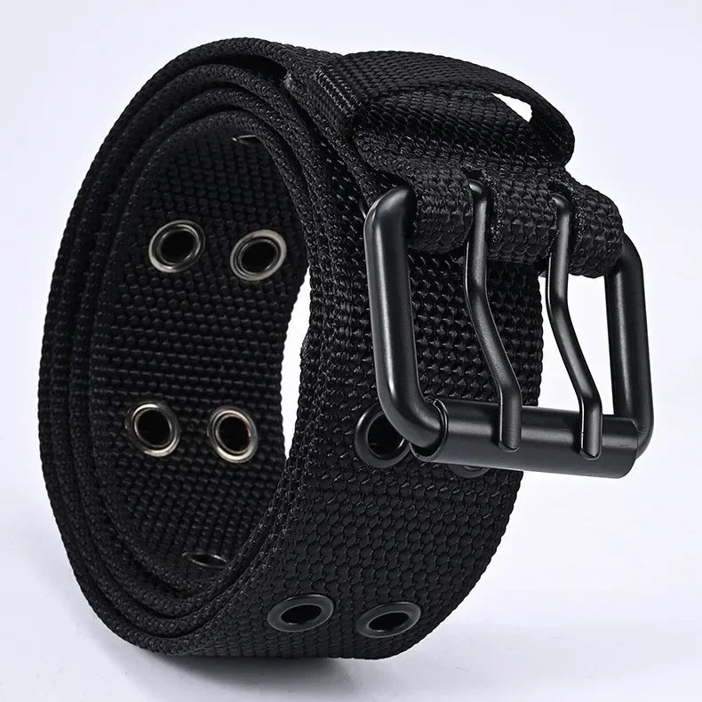 New Men Breathable Nylon Fabric Belt outdoor sport Belt Pin Buckle Trousers Jeans Belt Men Tactical Belt