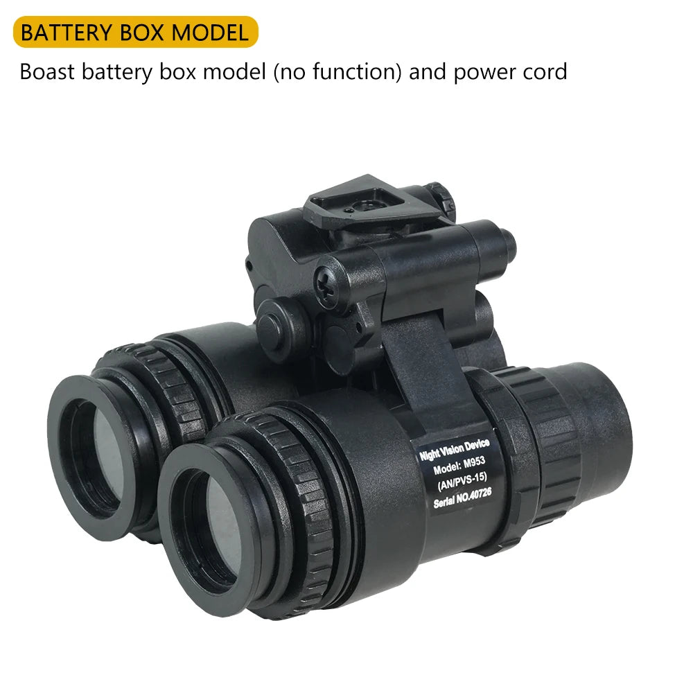 BOOIU Helmet Night Vision Two-Tube Night Vision Device PVS15 Model With Battery Case Sports Helmet Accessory No Function Model