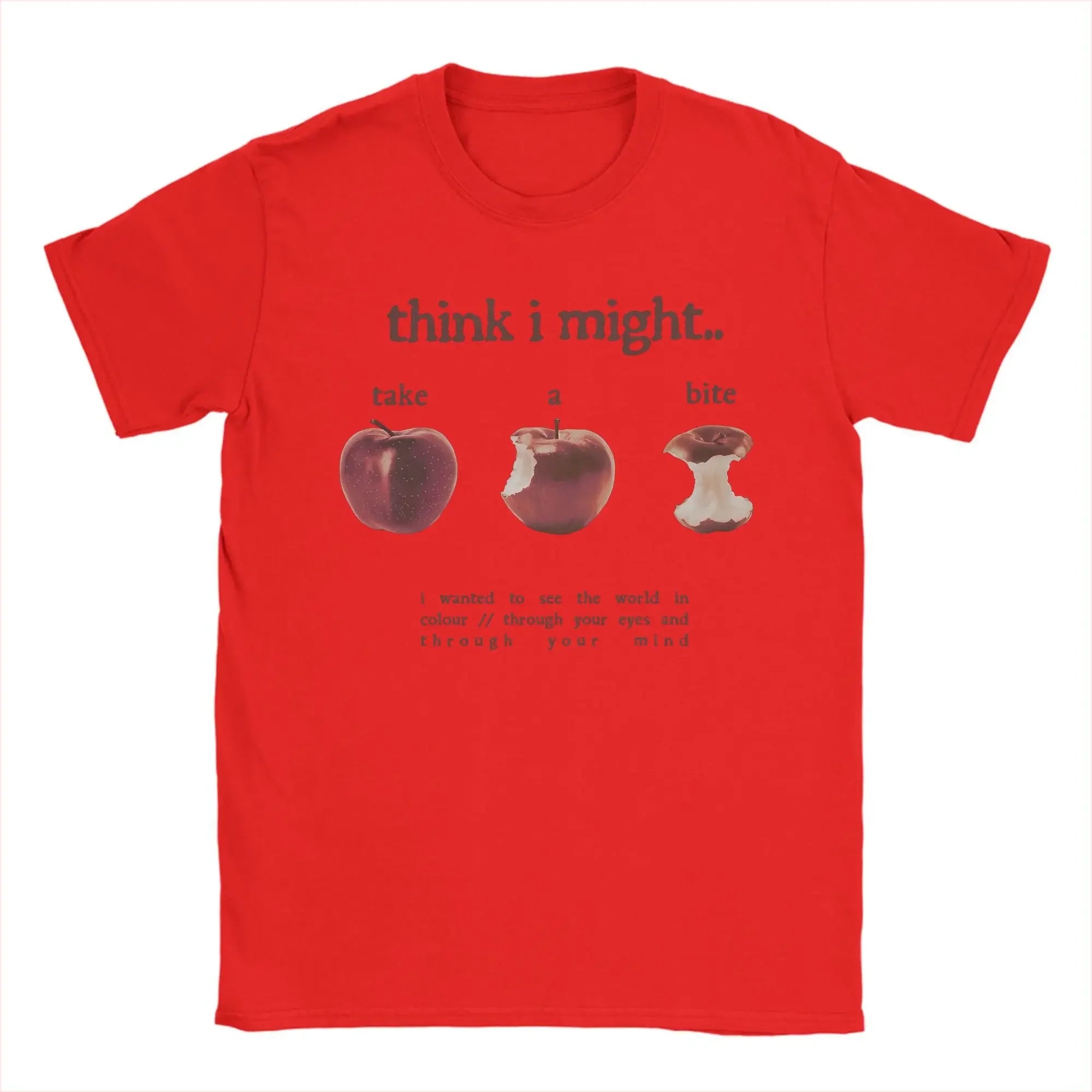 Take A Bite T Shirt Women Clothing Fashion Short Sleeve Round Collar Tees Trendy T-Shirt Casual Women Clothes