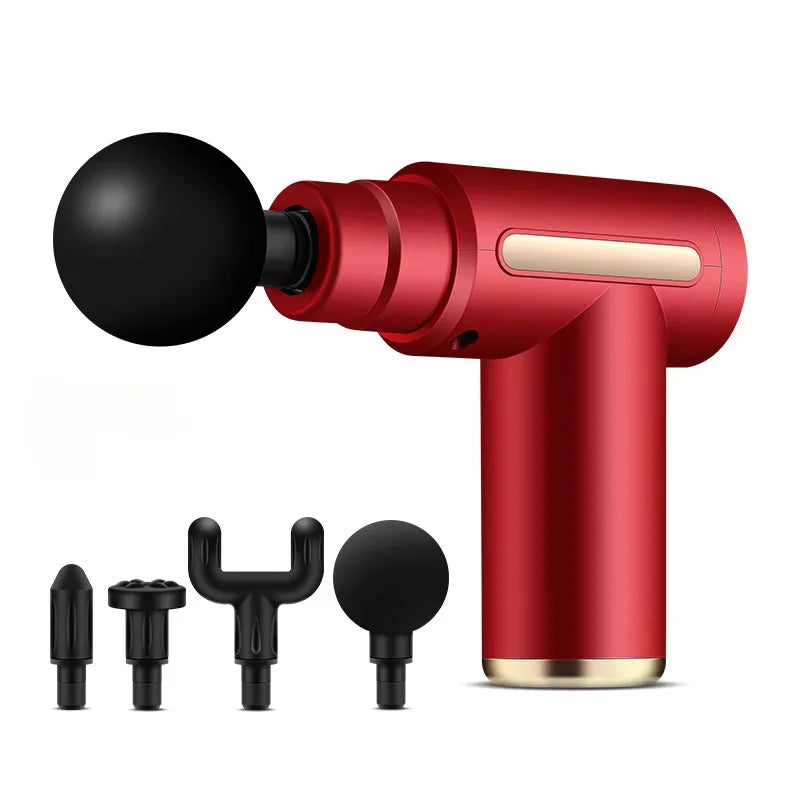 Fascia Gun Massager Instrument Portable Electric Vibrating Muscle Relaxation Tool for Sports Recovery Multifunctional