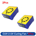 MECHANIC CUV-3 Cooling Curing Fan 3S cooling for Motherboard Fast Heat Dissipation UV Curing Soldering Smoke Exhaust Fan Tools