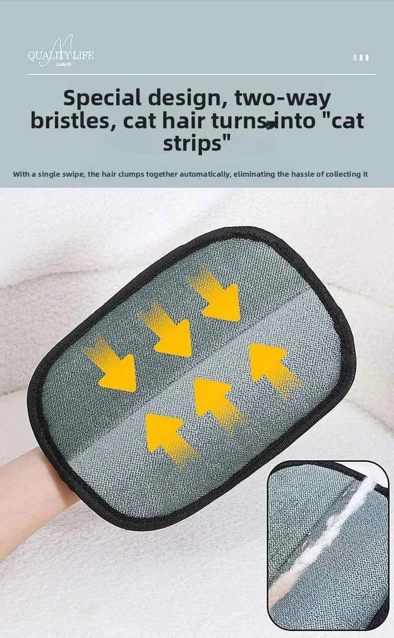 Pet Hair Removal Gloves, Cat hair, Dog Hair Brush, Hair Remover, Household Carpet, Sofa, adhesive Hair Gloves, Cleaning Brush