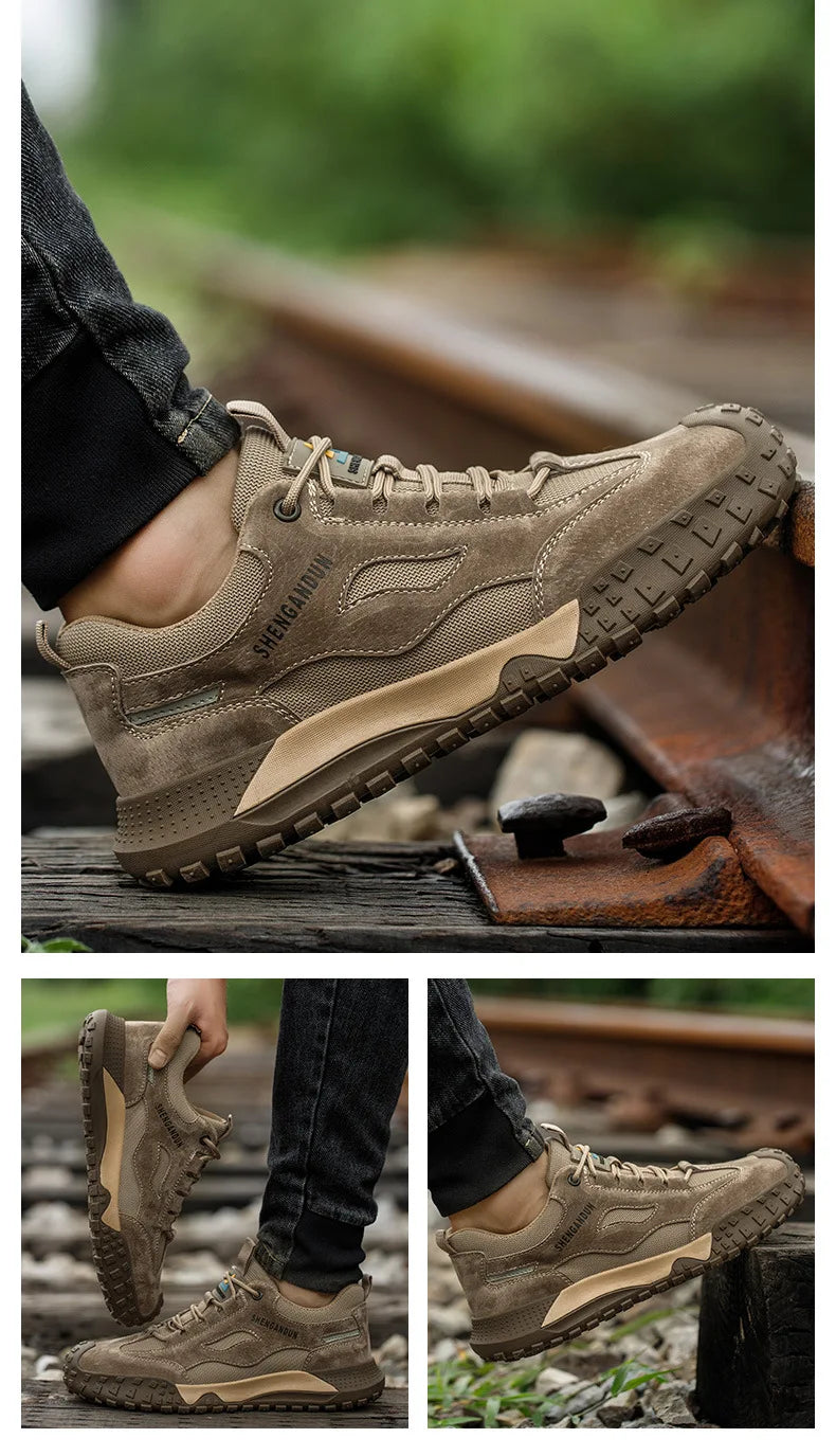Anti Smash working shoes with steel toe Anti Puncture industrial Safety Shoes men Anti Scalding safety boots for electrician