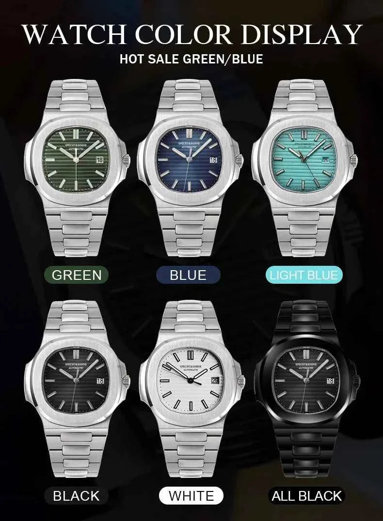 New Arrivals Fashion Men's Watches Luxury Automatic Watch For Men 42MM Stainless Steel Waterproof Rose Gold Sapphire5711 Watch