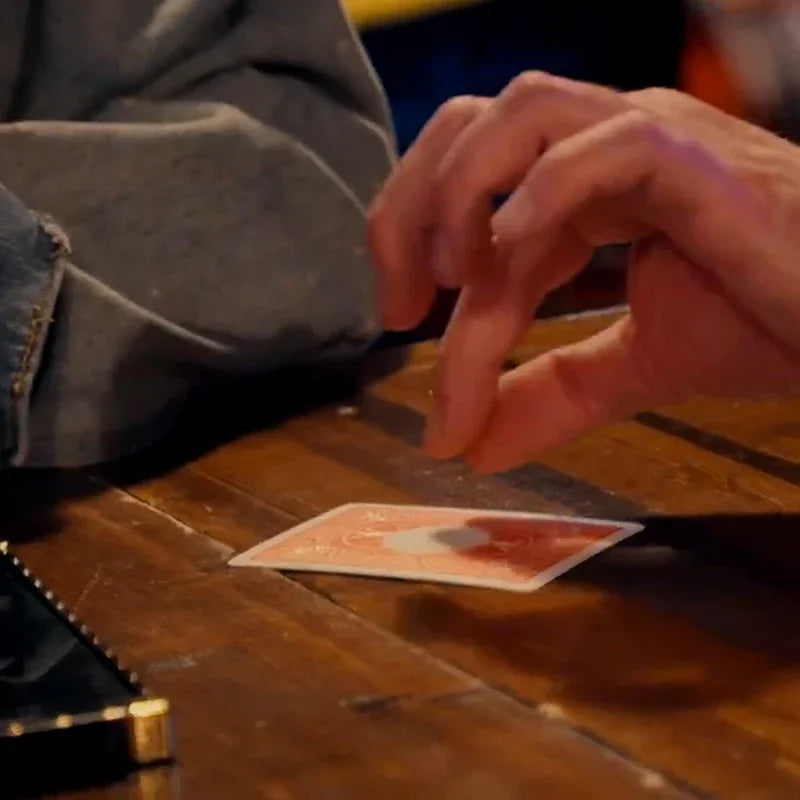Sticker Kicker by Roddy McGhie Gimmick Card Magic Tricks Illusions Close up Magic Props Street Bar Funy Mentalism Props Magician