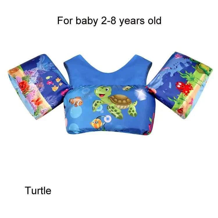 2-8 years Baby Swim Vest Child Arm Float Vests Kids Swim Trainer Buoyancy Sleeve Swimsuit Swimming Pool Accessories