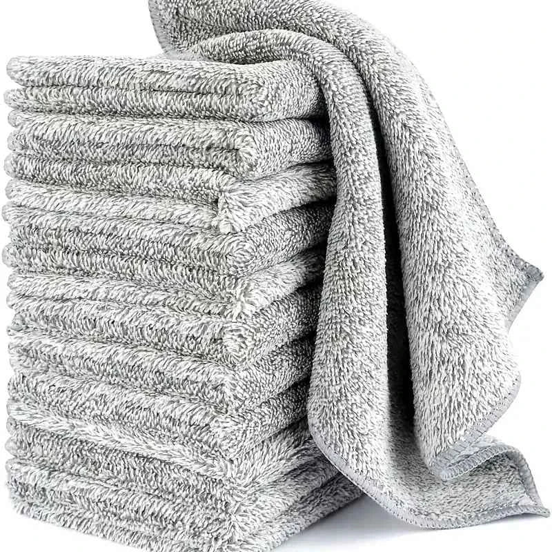 Thick Microfiber Cleaning Cloths – Lint-Free & Absorbent