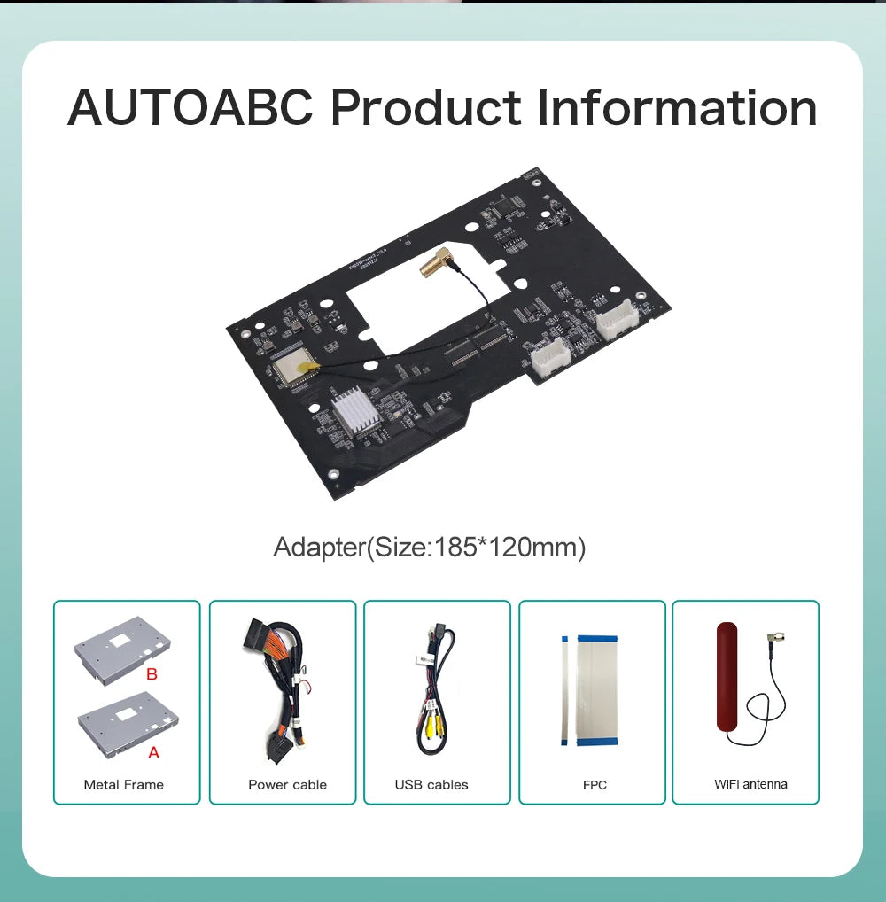 AUTOABC Wireless CarPlay For Ford Sync2 2011-2016 Explorer Focus Fiesta C-max Edge F150 Fusion Taurus With Android Auto AirPlay