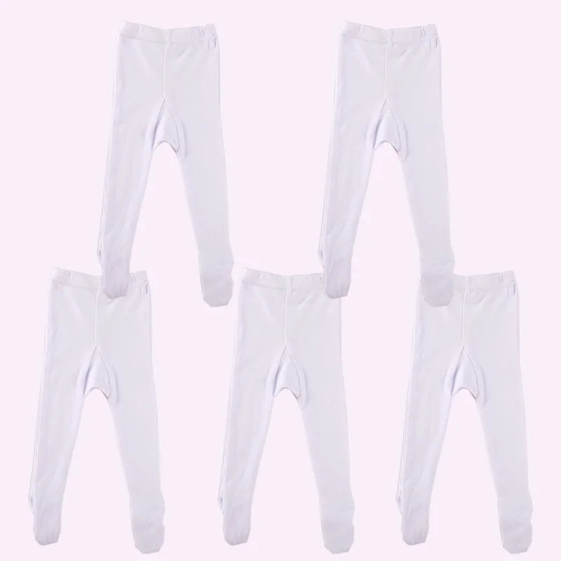 2/3/5pieces Newborn Baby Spring Autumn 0-24M Cotton Boy Girl Pants Solid Wrap Foot Long Trousers Casual Baby Leggings Girls Boys
