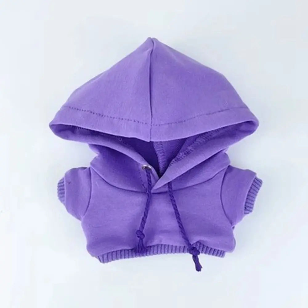 New Multicolor Handmade Hoodies For 10cm Cotton Dolls Fashion Casual Wear Sweatshirt Outfits Cute Dolls Tops Dolls Accessories