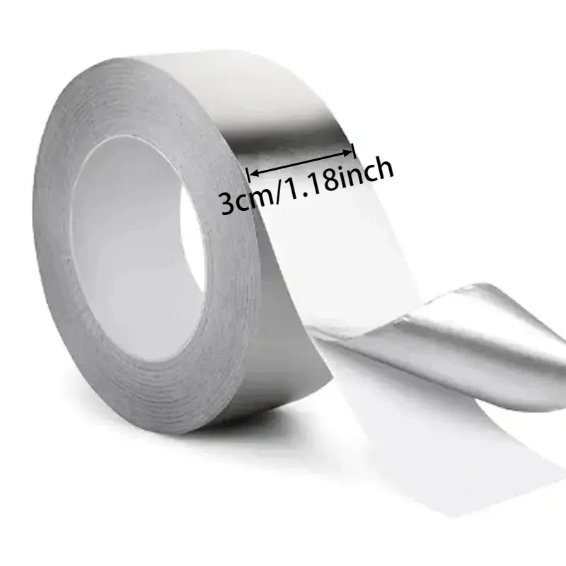 Aluminum Foil Tape Heat-Resistant And Heat-Insulating Kitchen Sink Stove Stainless Steel Tape Waterproof And Self-Adhesive