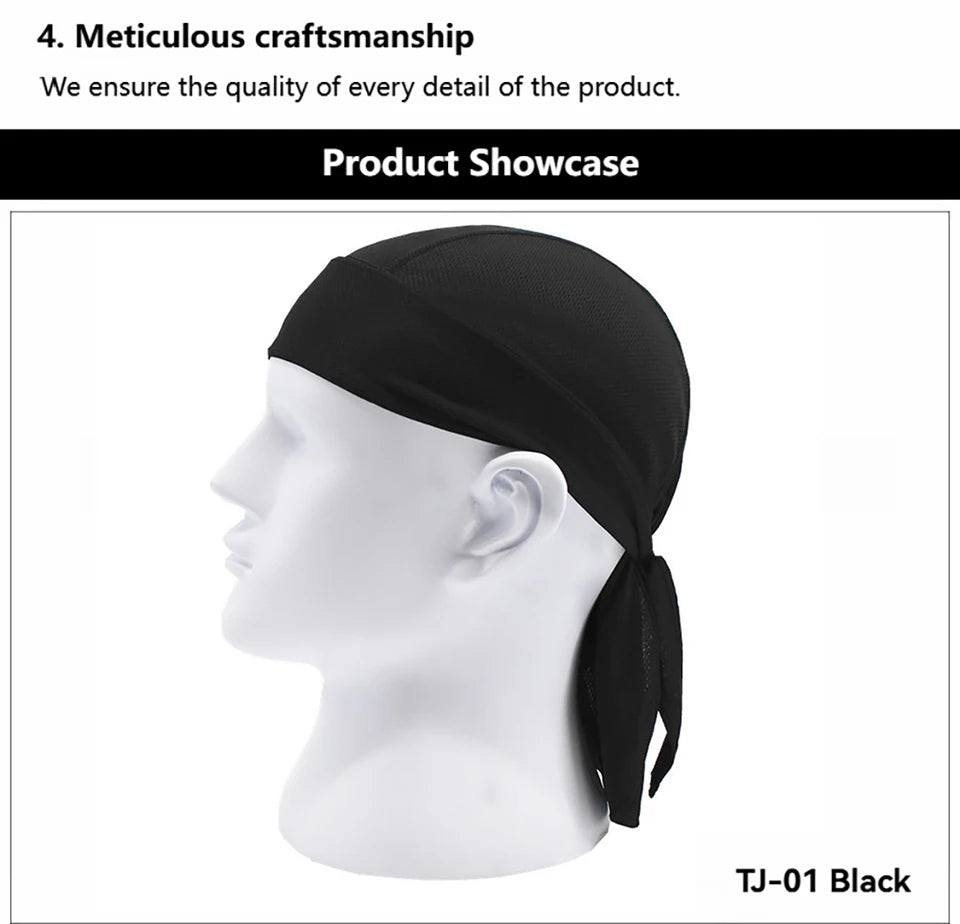 Cycling Headscarf Spring Summer Men Women Breathable Hiking Scarf Outdoor Tourism Pirate Hat Sports Sun Protection Headscarf