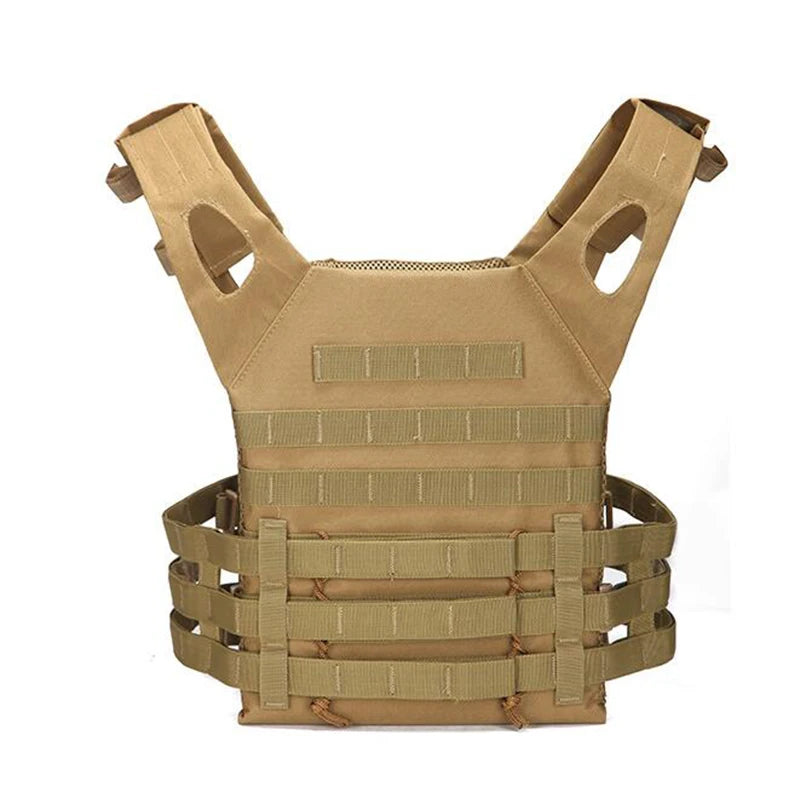 JPC Molle Plate Carrierr Lightweight Tactical Vest With EVA Foam Board CS Game Jungle Security Equipment Wearing Hunting Vest