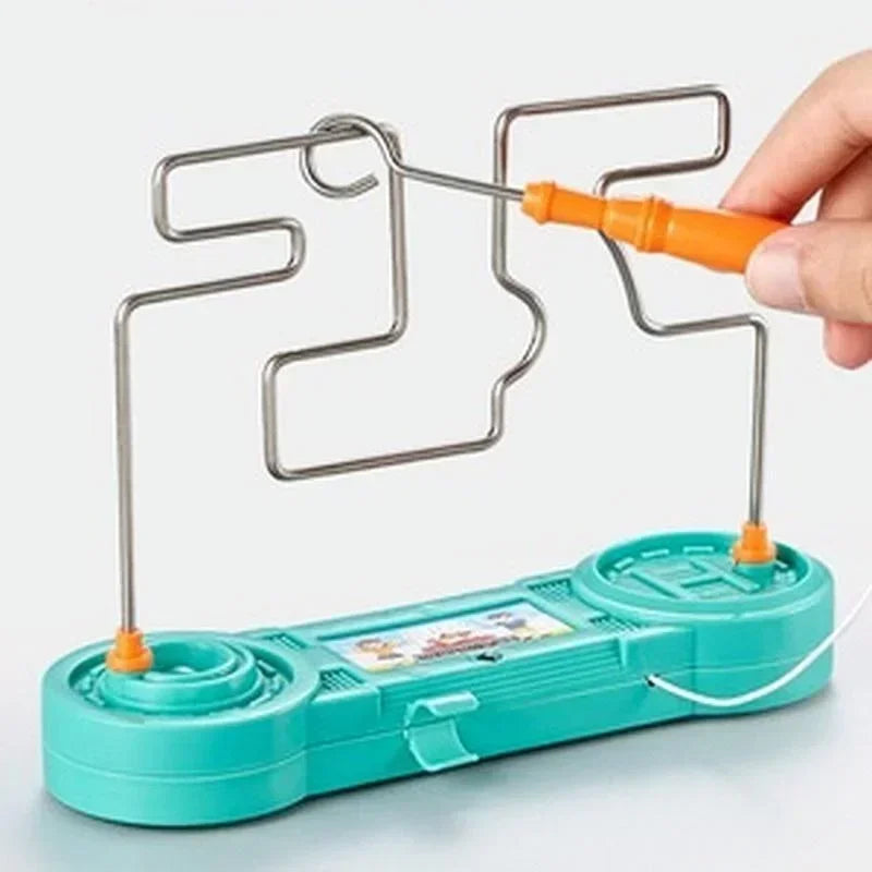 Kids Collison Electric Shock Toy Education Electric Touch Maze Game Party Funny Game Science Experiment Toys For Children Gift