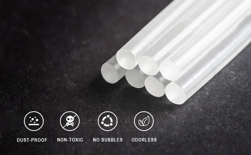 60pcs/120pcs Hot Melt Glue Sticks 7mm Hot Glue Sticks Rod for Craft Album Repair Tools  Hot Glue Gun Sticks