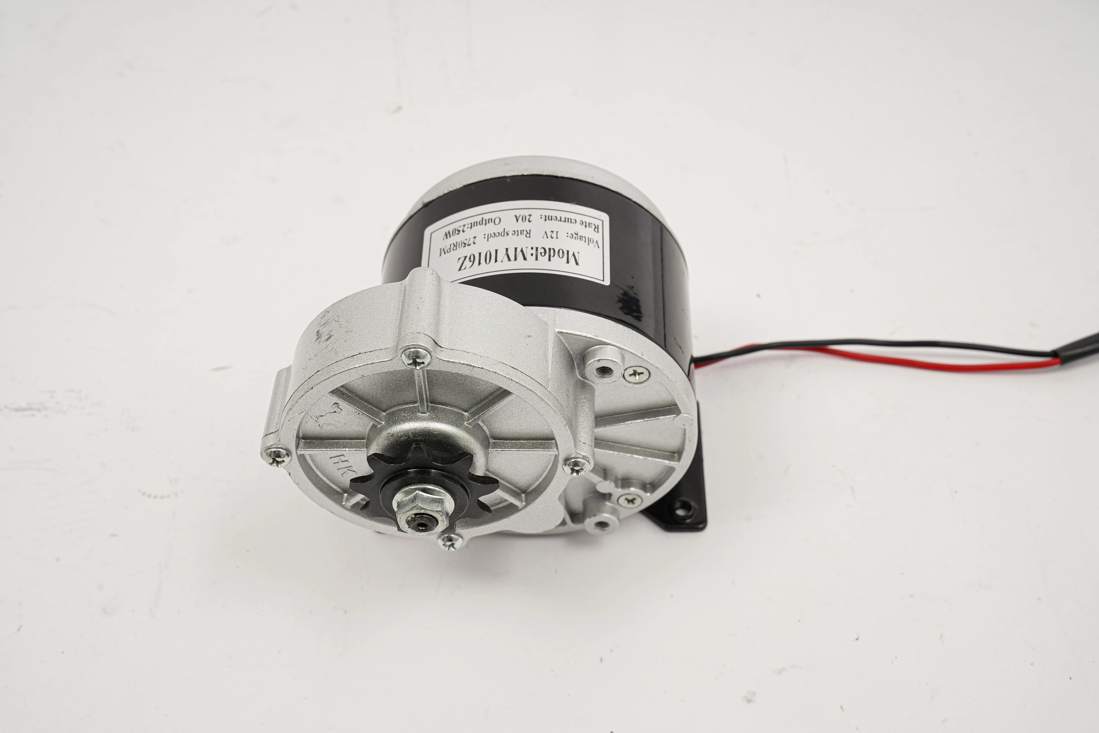 250W 12V Brushed DC Gear Reduction Motor Geared Speed Reducer Motor 2750RPM Electric Motor for E-bikes Scooters Electric Vehicle