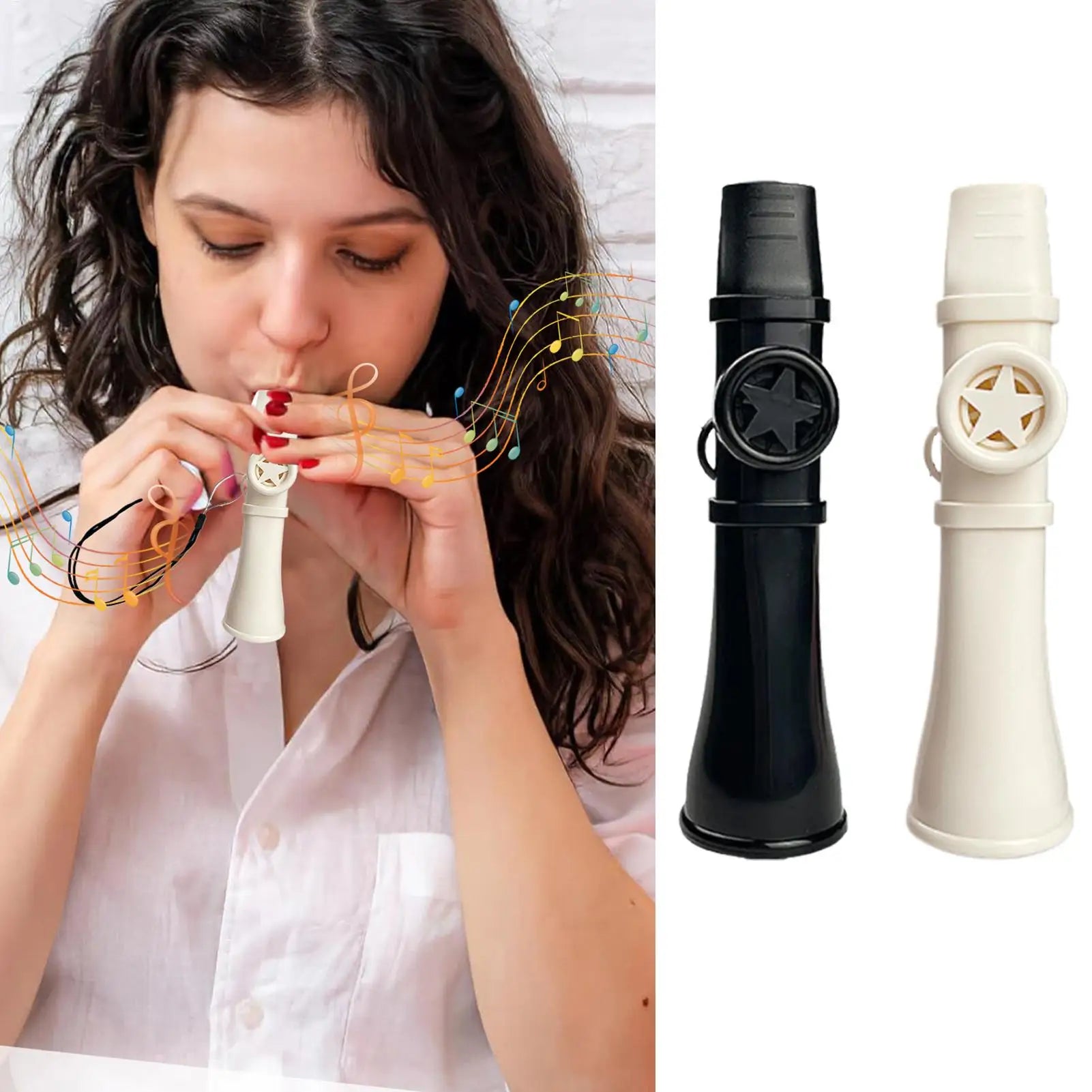 Kazoos for Children Music Instruments Reusable Kids Kazoo Educational for Guitar Ukulele Violin Piano Keyboard Music Lovers Gift