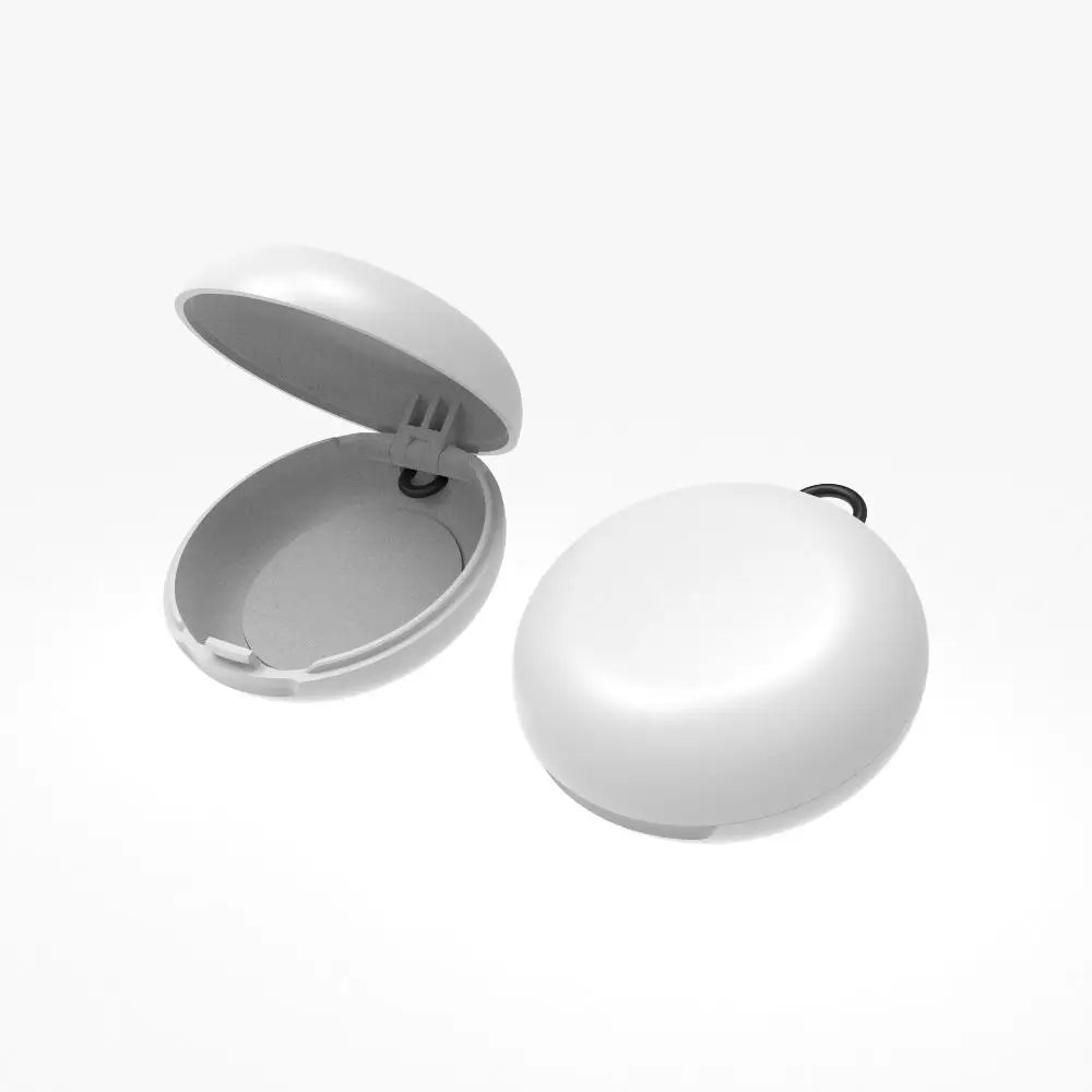 New Plastic Soundproof Earplug Box Round Shape Mini Mini Earplug Case Sleeping Earplug Organizer Jewelry Organizer