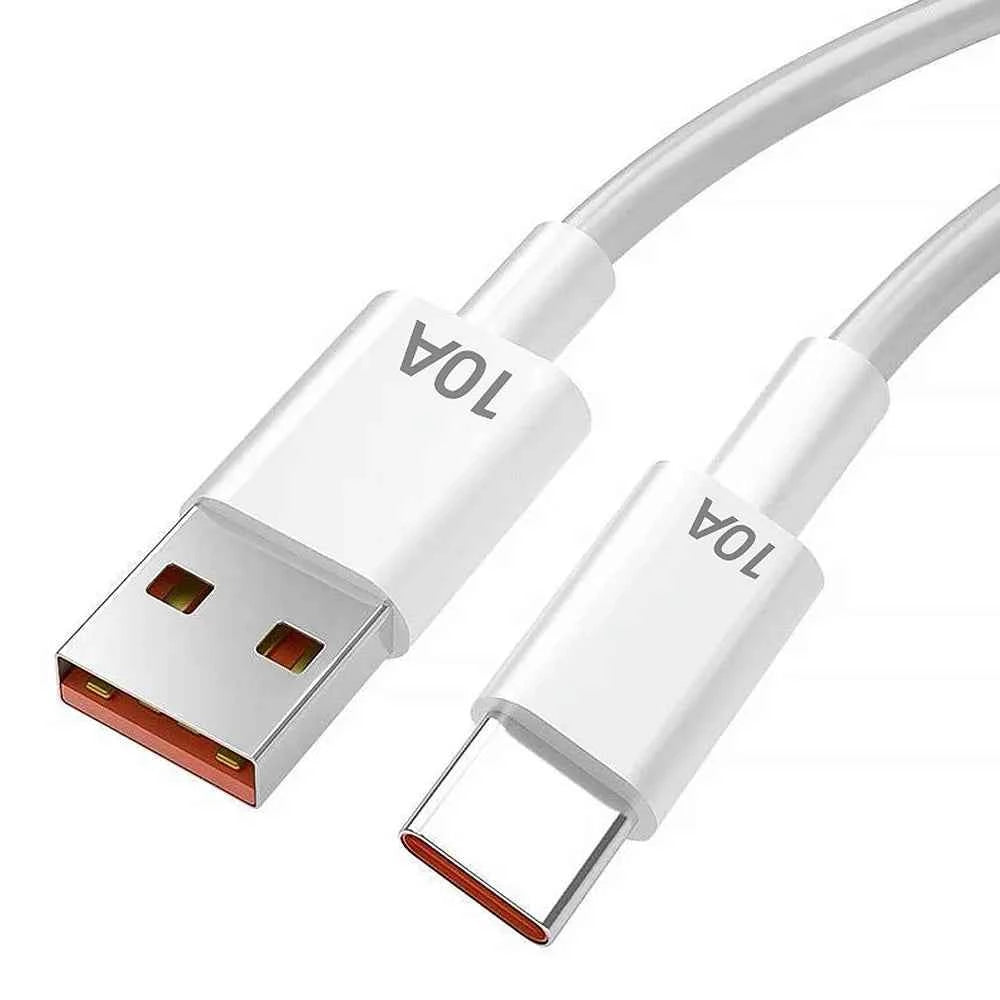 10A USB A To C Cable Type C To C Data Cable High Speed 0.25/1/1.5/2m Charging Cord for Android IPhone Fast Stable Transfer Wires