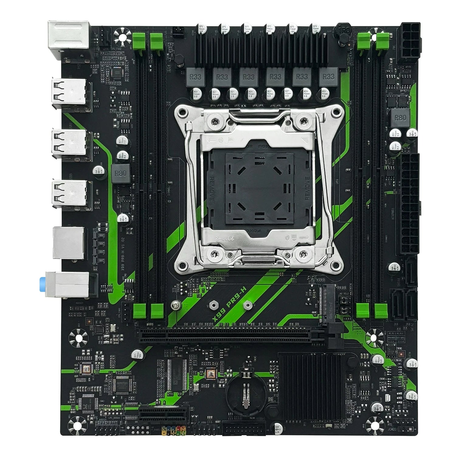 PR9-H MACHINIST X99 motherboard LGA 2011-3 Set combo optional  Xeon E5 2670 V3 CPU Processor 16G DDR4 ECC RAM Memory NAME M.2