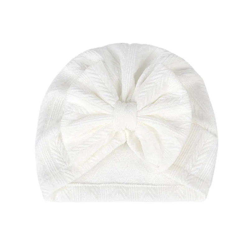 New Baby Hat For Newborn Infant Bows Turban Cap Autumn Winter Soft Baby Girl Bonnet Beanie Headwraps