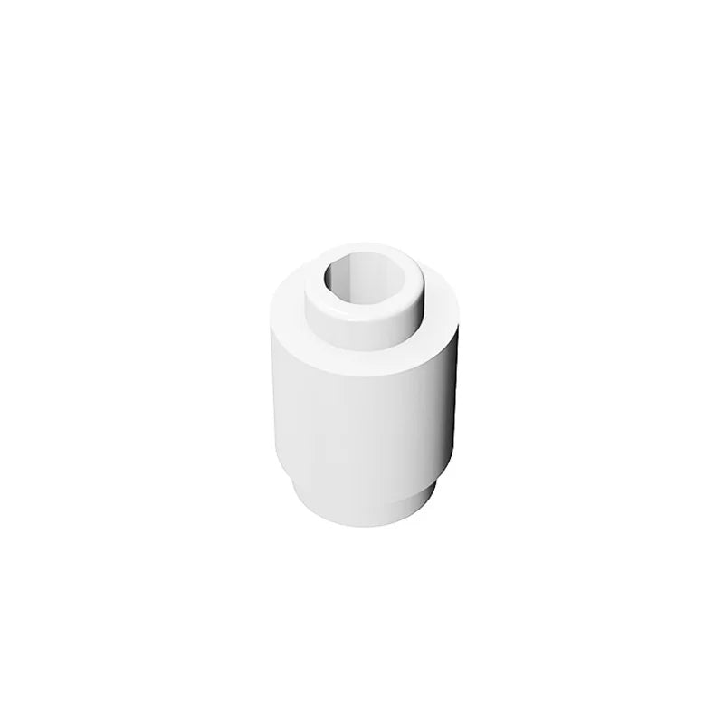 50PCS 3062b 30068 35390 3062 Accessories 1x1 Cylindrical Brick DIY Buildings Blocks Educational Toys City Toy