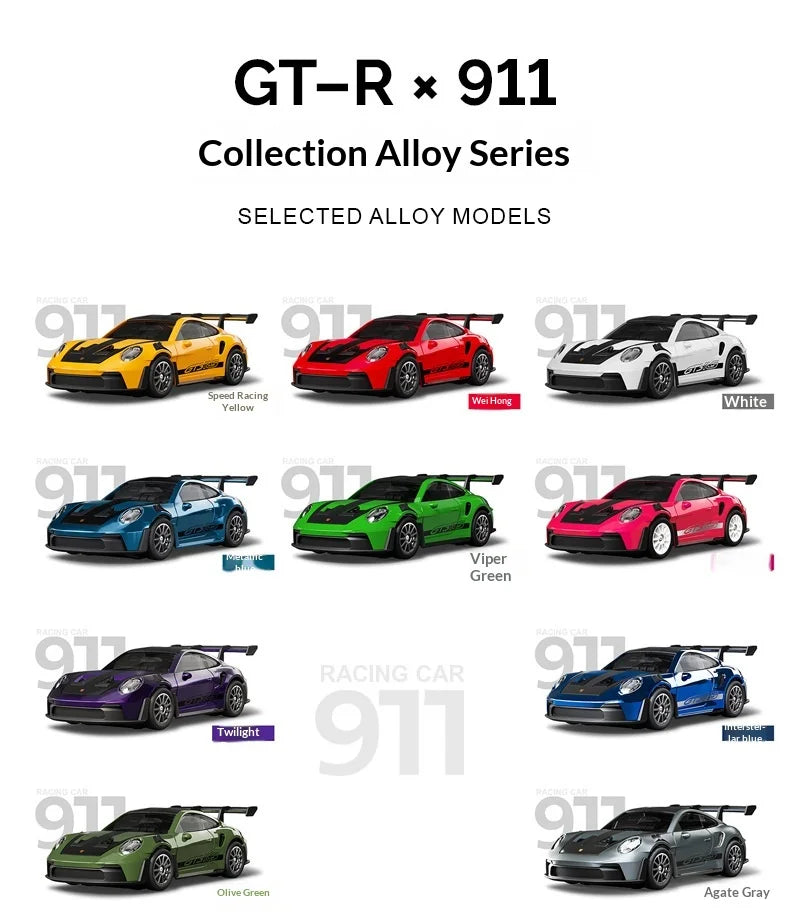 Mini Alloy RC Car 1:43 High-Speed Drifting Sports Car Boys Toy Four-Wheel Drive Simulation Race Car Remote Control Vehicle