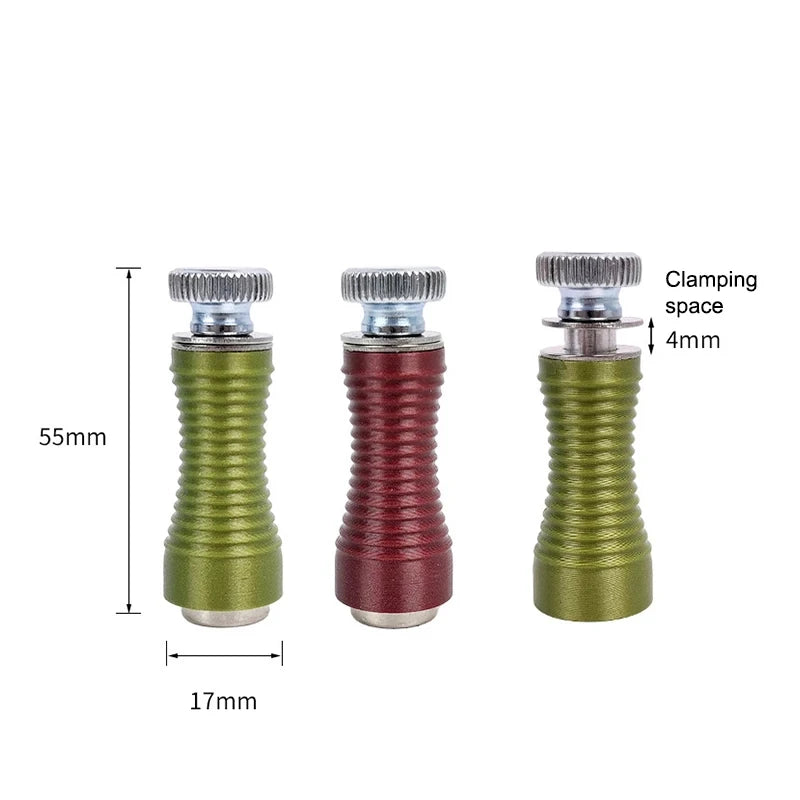 4pcs Upgrade Spring-Loaded Magnetic PCB Holder Bits Set – Strong Magnet, Carbon Pillar Design for Phone Repair & Soldering