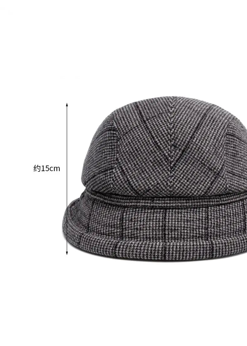 Elegant Women's Beret Hat With Bow - Autumn Winter Short Brim Beanie, Stylish & Warm Casual Headwear For Women Mother'gift New