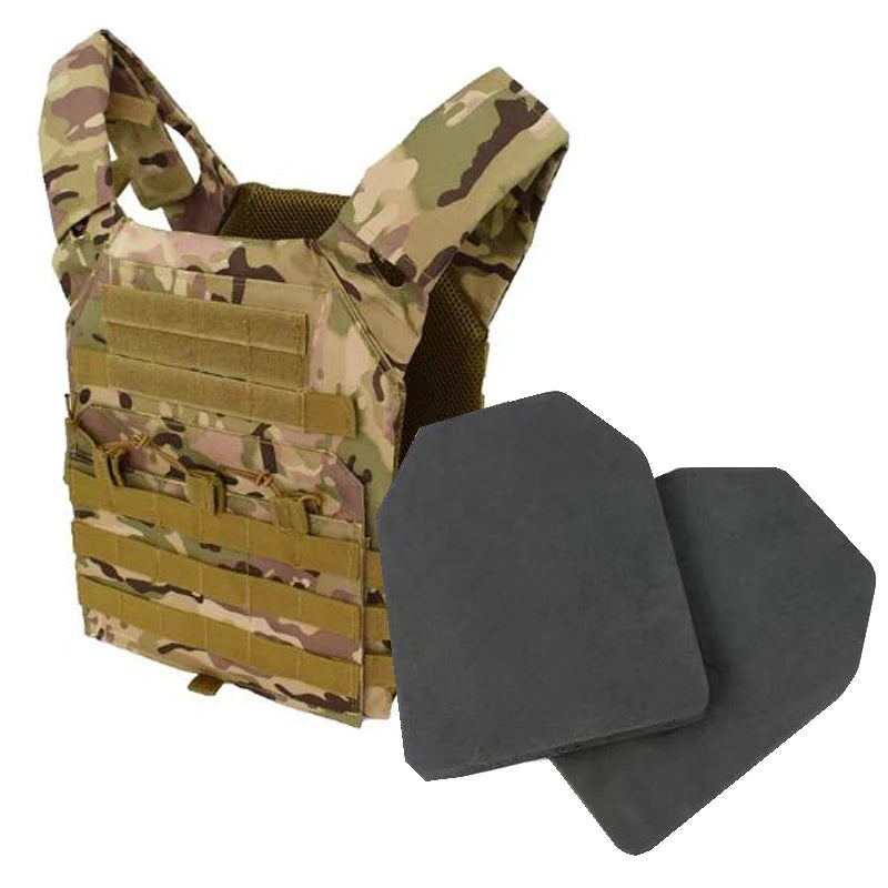 JPC Molle Plate Carrierr Lightweight Tactical Vest With EVA Foam Board CS Game Jungle Security Equipment Wearing Hunting Vest