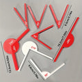 9pcs Math Angle teaching tools math supplies, angle tools, geometric angle display tools, math teaching aids, learning tools