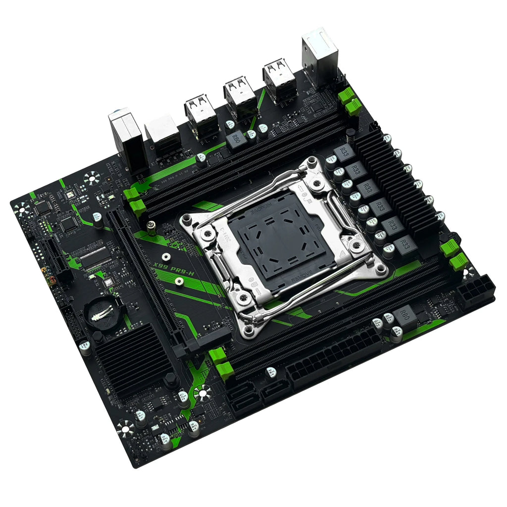 PR9-H MACHINIST X99 motherboard LGA 2011-3 Set combo optional  Xeon E5 2670 V3 CPU Processor 16G DDR4 ECC RAM Memory NAME M.2