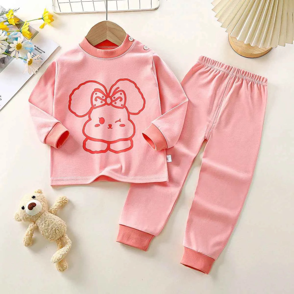Spring Autumn Children Pajamas Set Kids Baby Girl Boys Underwear Clothing Long Sleeve Sleepwear Pajamas Sets Kids Clothing