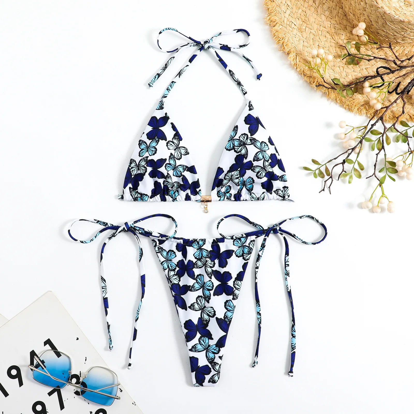 New Sexy Tiger Stripes String Bikinis 2025 Swimsuits Women's Swimwear Female Beach Swim Wear Bathing Suits Brazilian Bikini Set