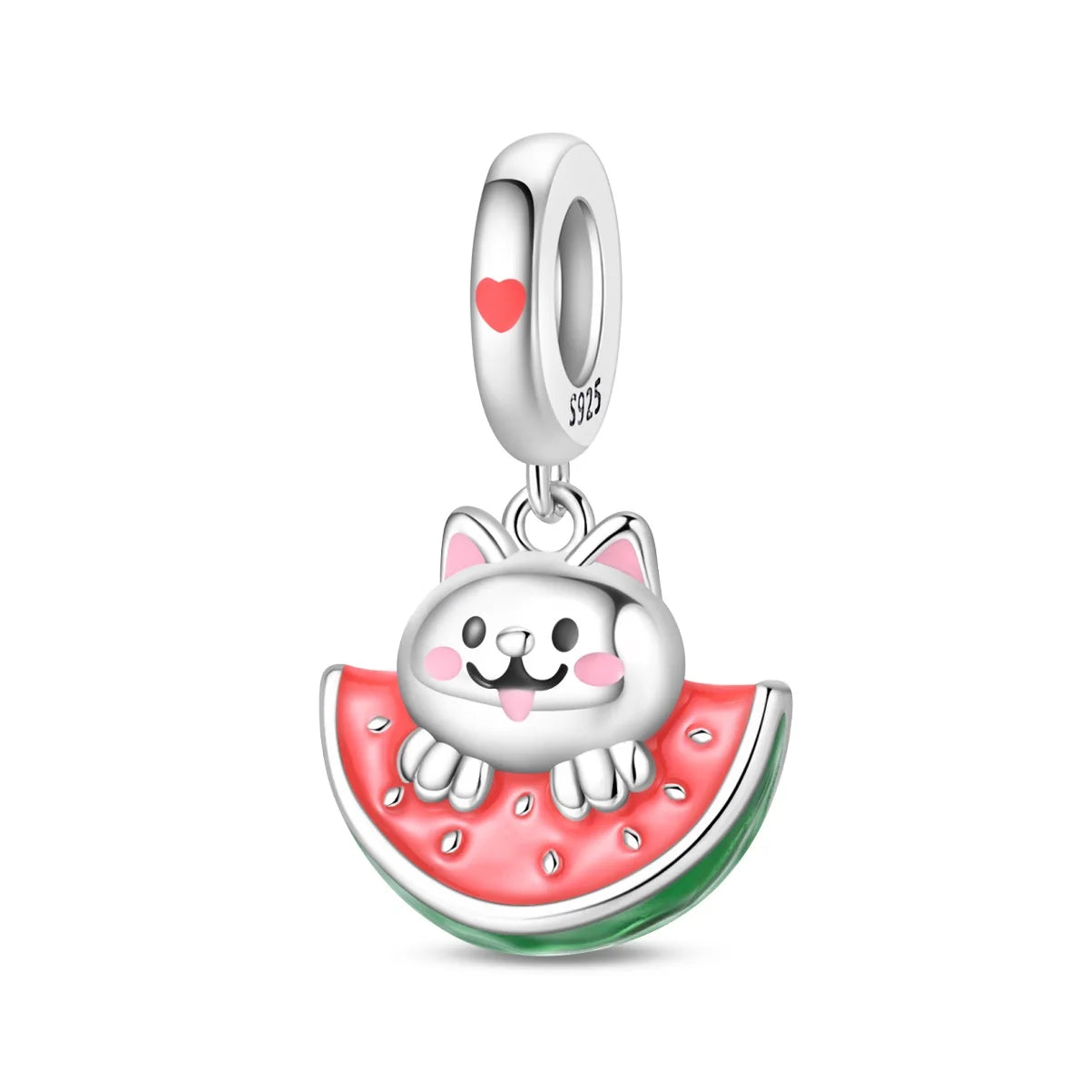 New 925 Silver Color Strawberry Cherry Fruit Series Charms Beads Fit 3mm 925 Original Bracelets DIY Birthday Jewelry Gifts
