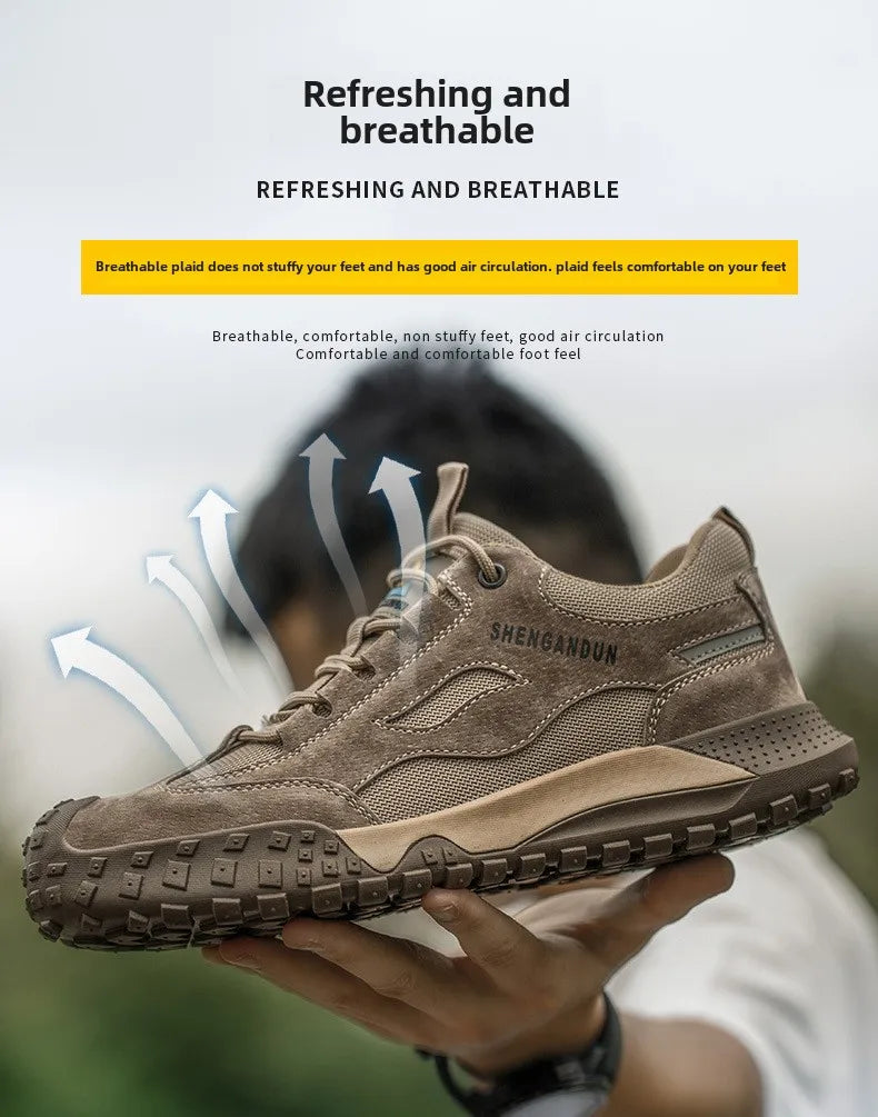 Anti Smash working shoes with steel toe Anti Puncture industrial Safety Shoes men Anti Scalding safety boots for electrician