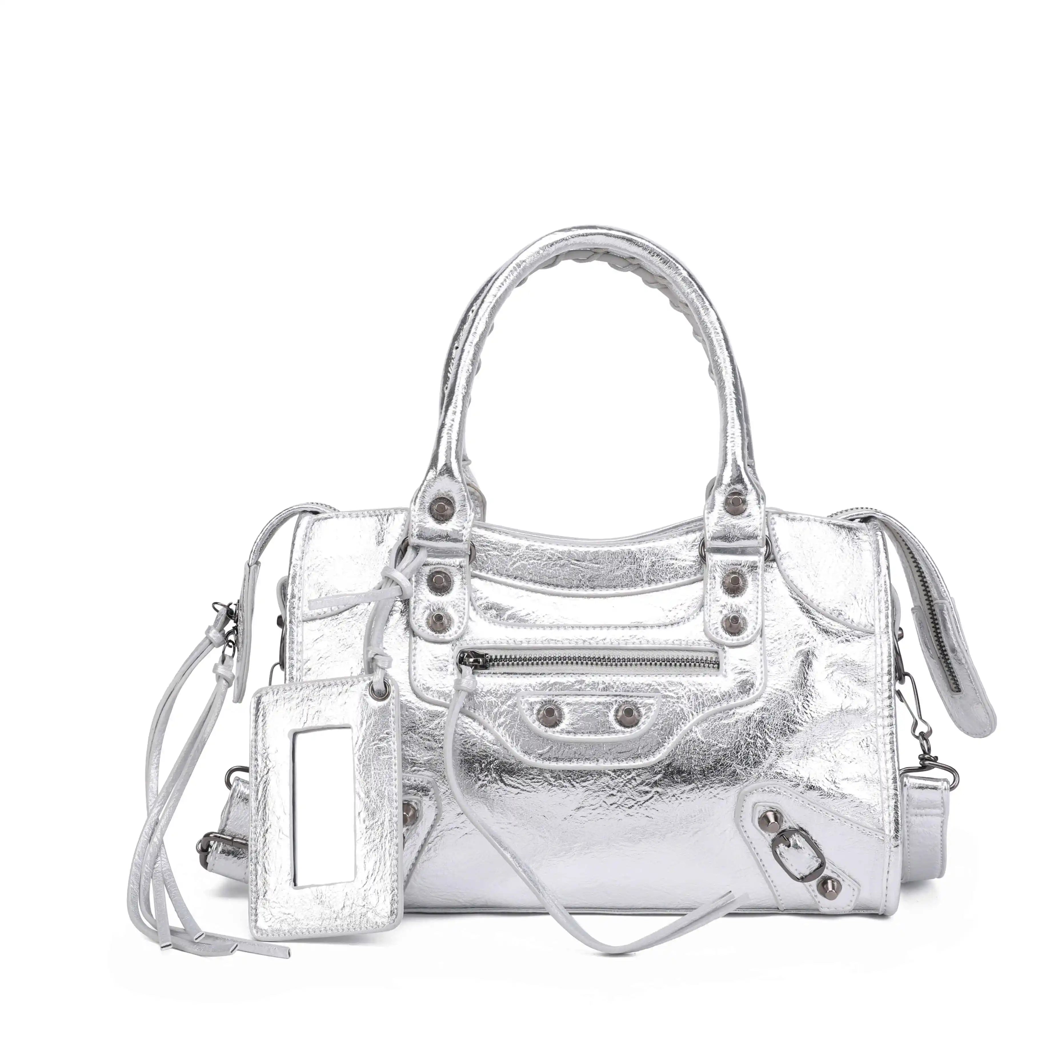 2026 Autumn and Winter Handbag Crossbody Large Capacity City Motorcycle Shoulder Bag Tote Bag for Women Luxury Designer