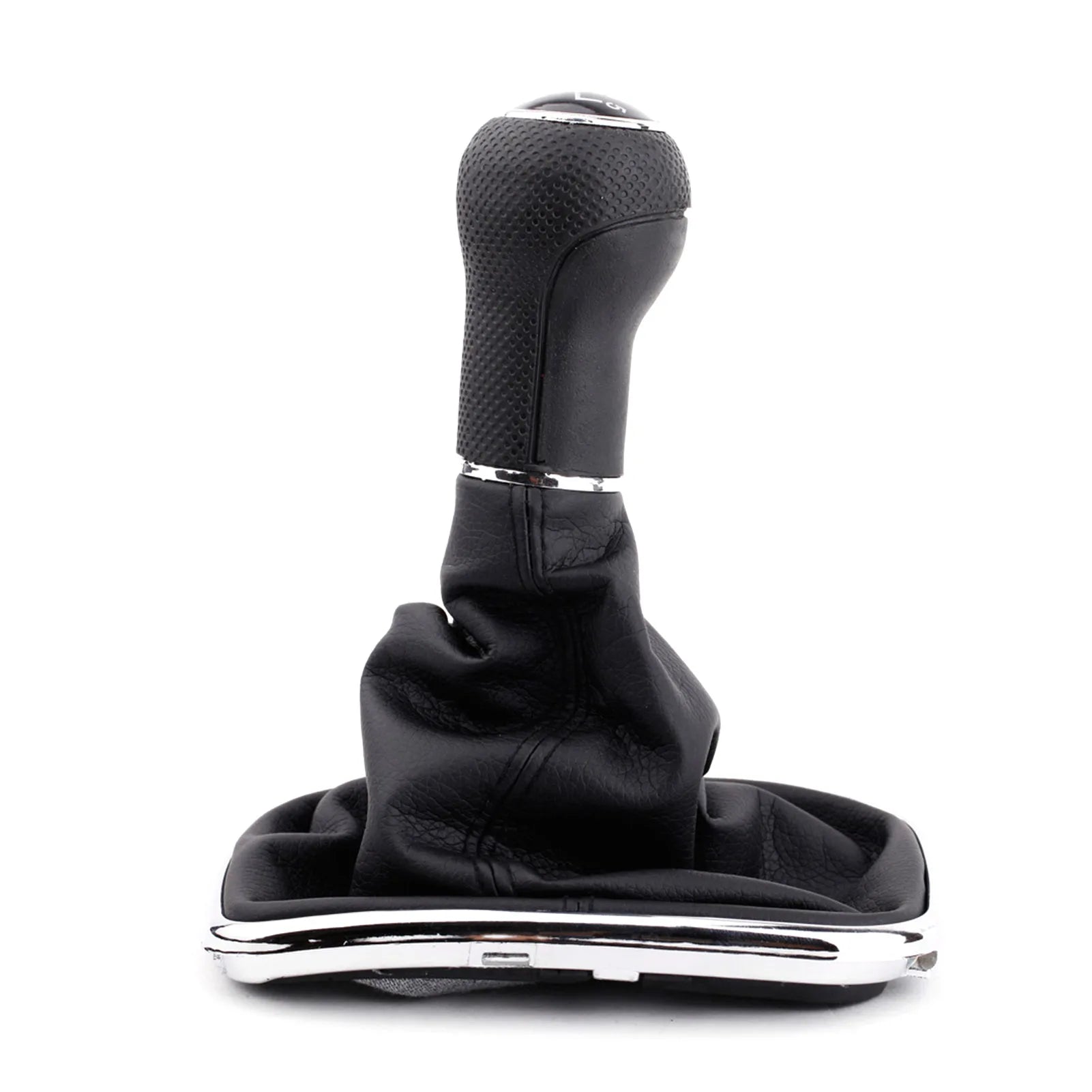 New 5 Speed Gear Shift Knob Gaitor Boot for VW Golf Bora Jetta GTi MK4 1999 2000 2001 2002 2003 2004 Knob Boot PU Leather