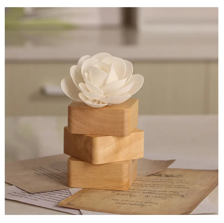 Aromatherapy Diffuser Home Decor Car Flower Diffusers Bathroom Diffuser Aromatic Freshener Perfume Beige Desk Office Decors