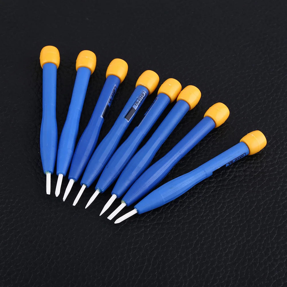 8pcs Screwdriver Cermamic Set Adjust Frequency Screwdriver Anti static Plastic Ceramic Set Home Hand Tools Useful New