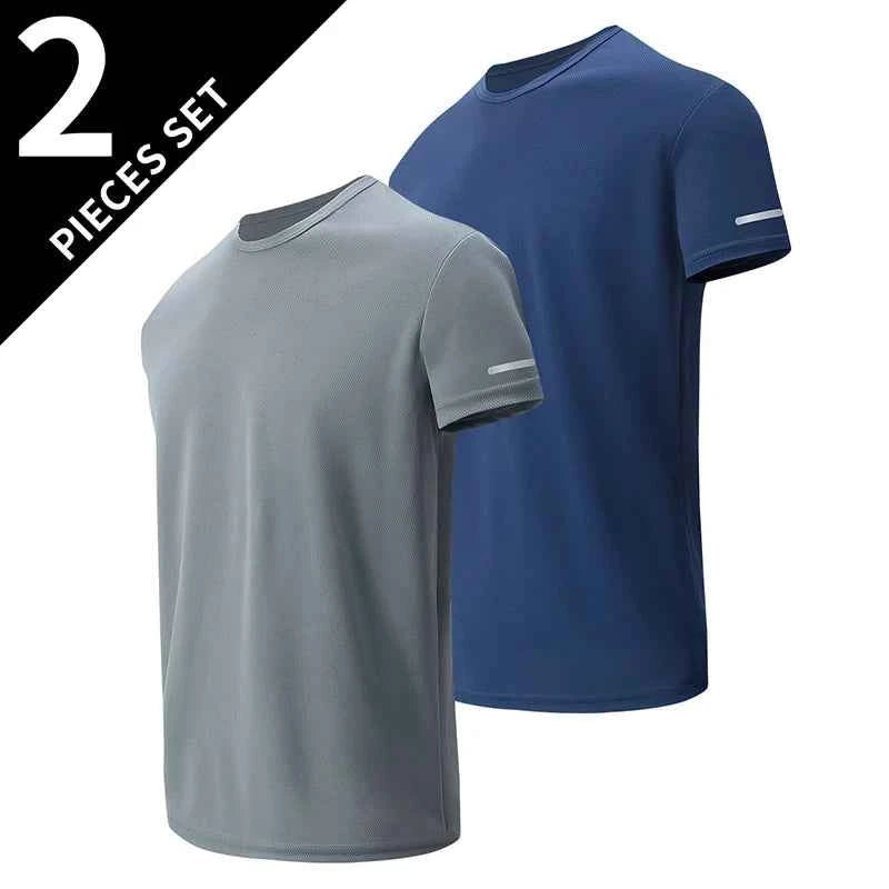 2/4/6-Piece Men's Short Sleeved Solid Color Basic Four Season Youth Fashion Plus Size Comfortable Casual Sports T-shirt Trendy