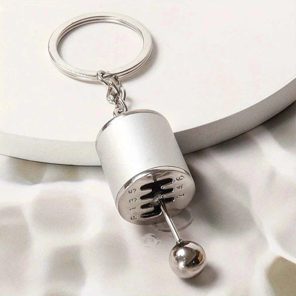 1 piece men's creative car modification shift keychain stress toys desk toy  anti anxiety stress reliever toys