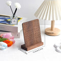 72 Holes Earring Holder Wood Earring Stands with Base Earring Hanger Board Stud Earring Stand Organizer Jewelry Rack Display
