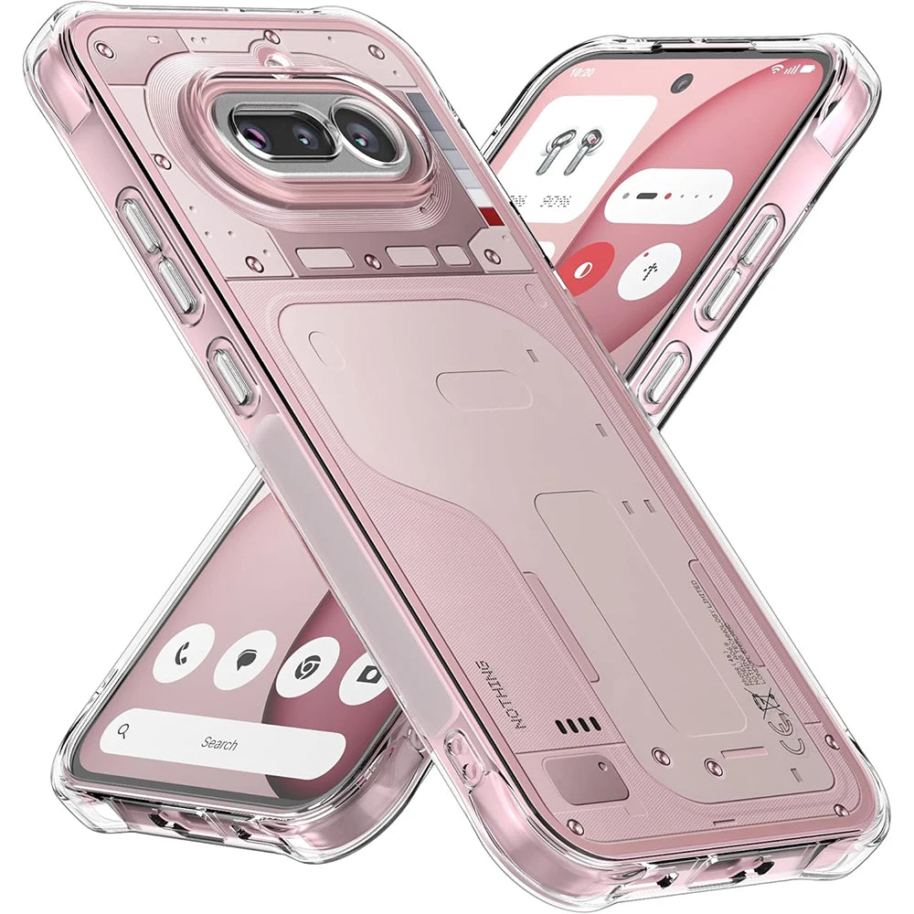 Reinforced Corners Soft TPU Shockproof Back Phone Case Cover for Nothing Phone 4A 4A Pro