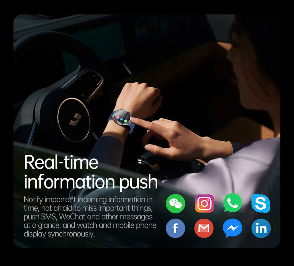 2025 New ECG+PPG Three High treatment Smart Watch Lipids Uric acid Blood pressure Smartwatch Men NFC Sport HD Call Health Clock
