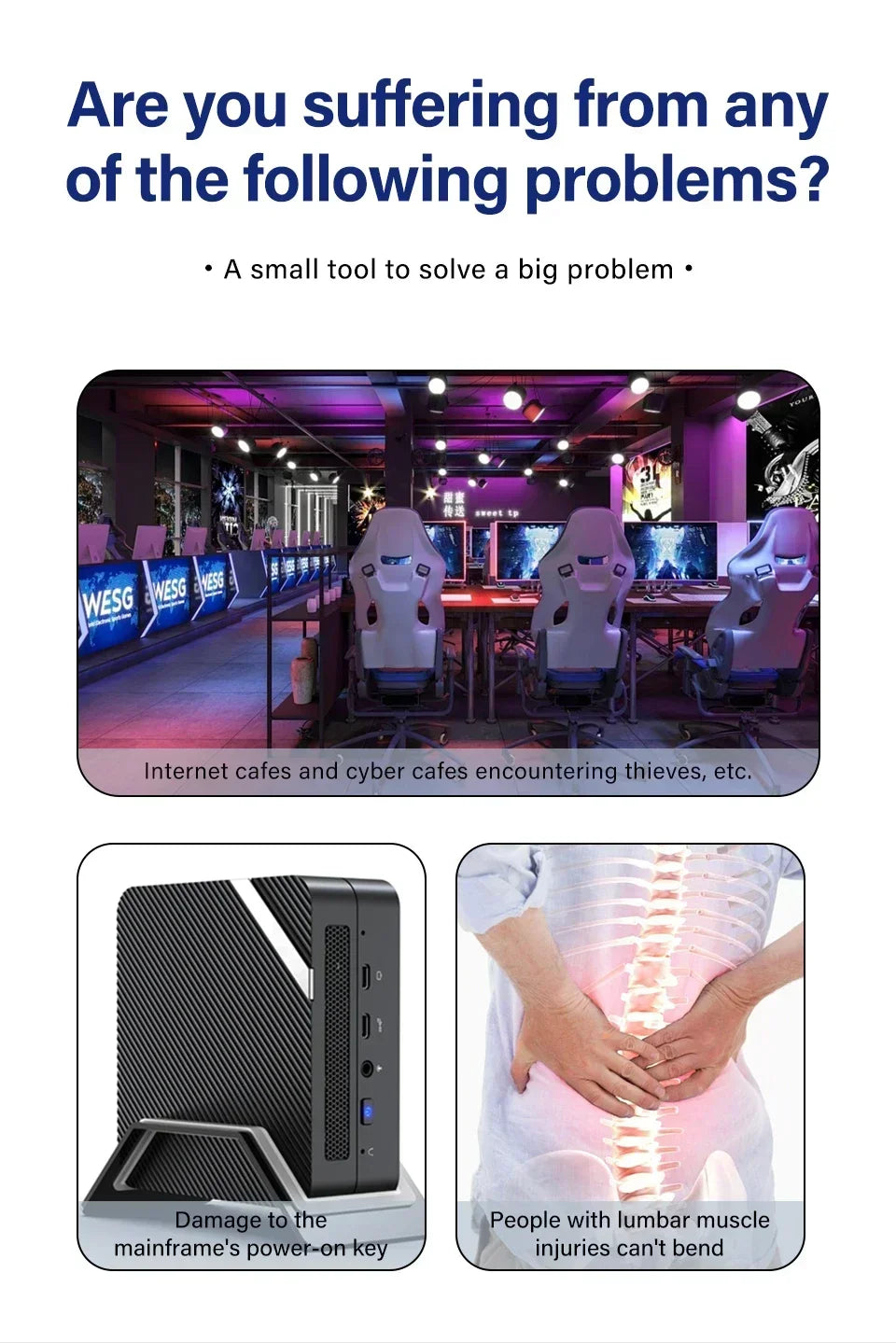 1.8M Computer Desktop  Extension Cable Switch Round Startup Switch Home Office PC Motherboard External Start Power On/Off Button